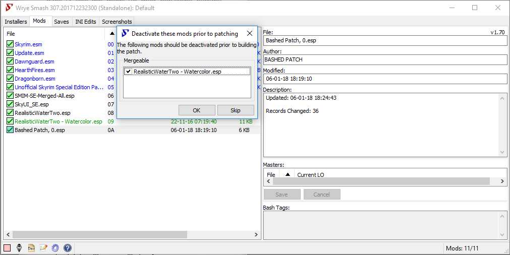 Wrye Bash Et Son Bashed Patch Sur Le Forum The Elder Scrolls V Skyrim 08 01 18 22 43 41 Jeuxvideo Com