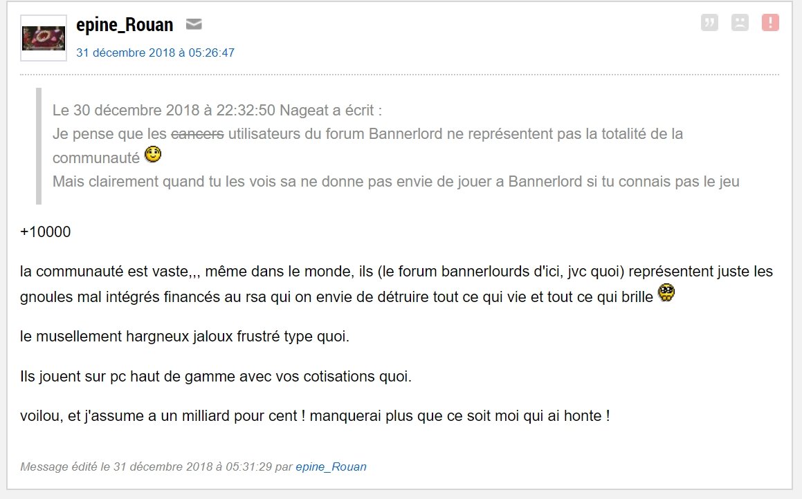 Heu Serieux Fw Sur Le Forum Mount Blade Ii Bannerlord 28