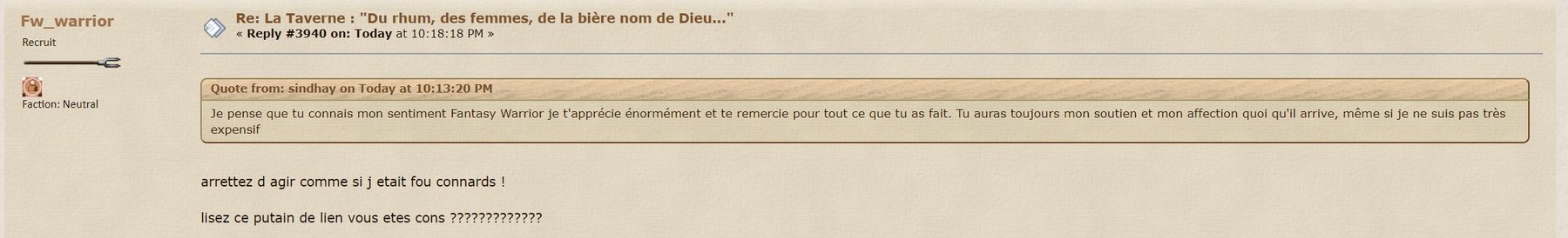Message De Fantasy Warrior Au Forum Sur Le Forum Mount Blade Ii