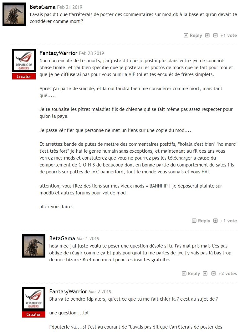 Message De Fantasy Warrior Au Forum Sur Le Forum Mount Blade Ii