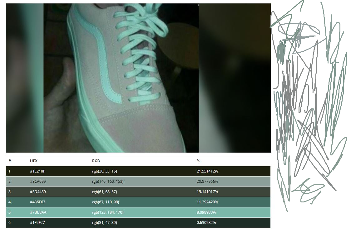 Vans couleur fashion cerveau