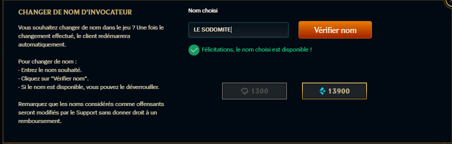 Le meilleur pseudo que vous ayez vu sur le forum League of