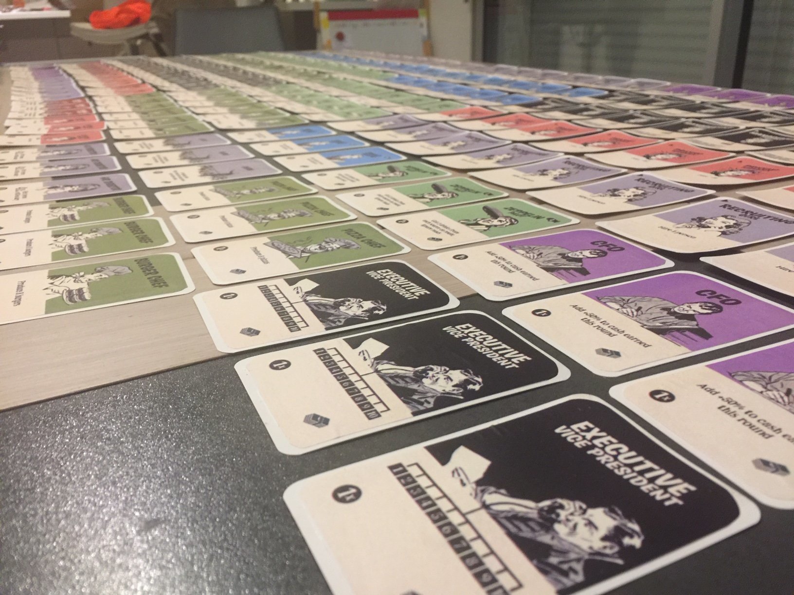 collage et séchage cartes FCM