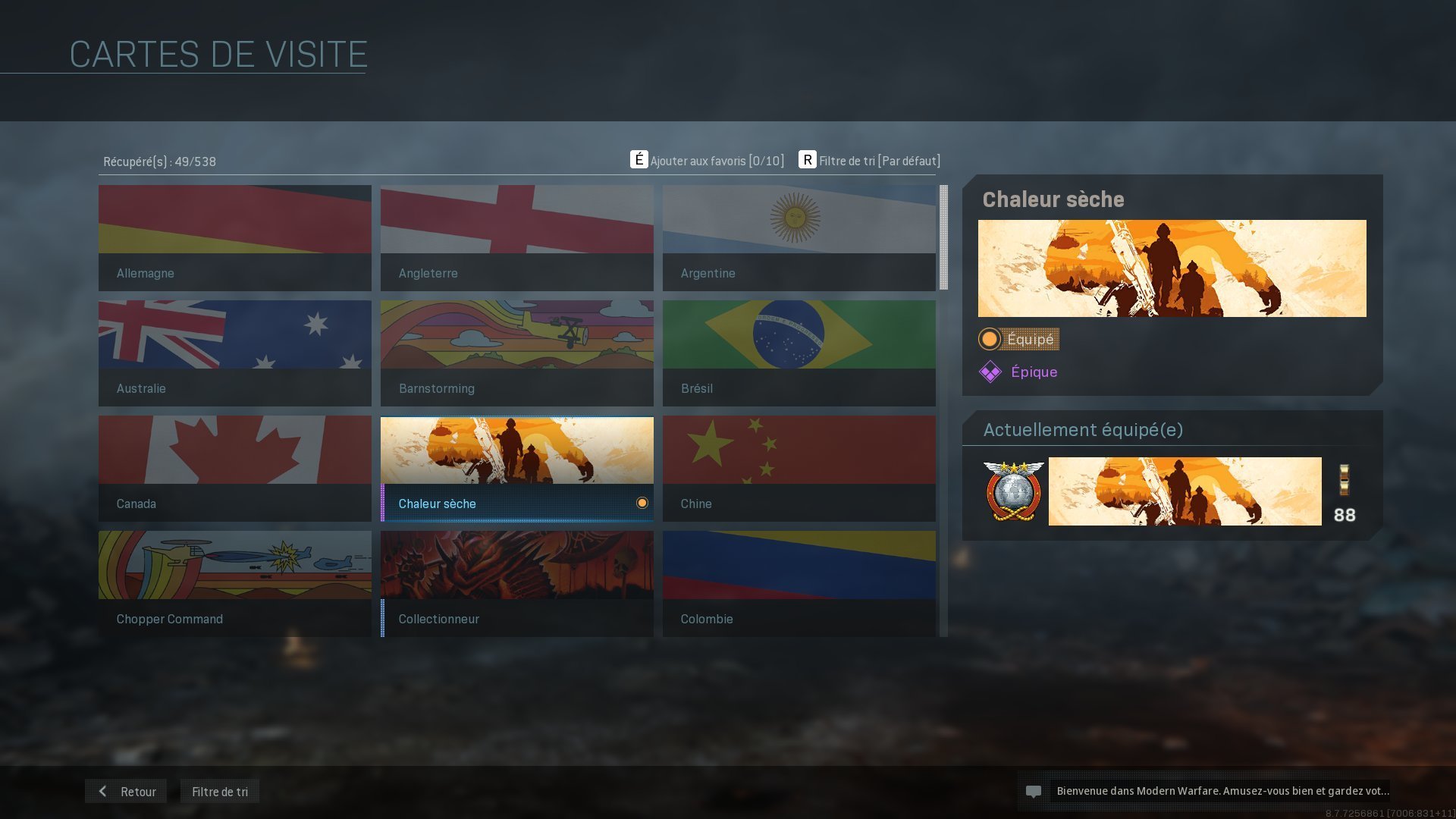 Postez vos Carte de visite et Emblem rares ici sur le forum Call of Duty Modern Warfare 2011