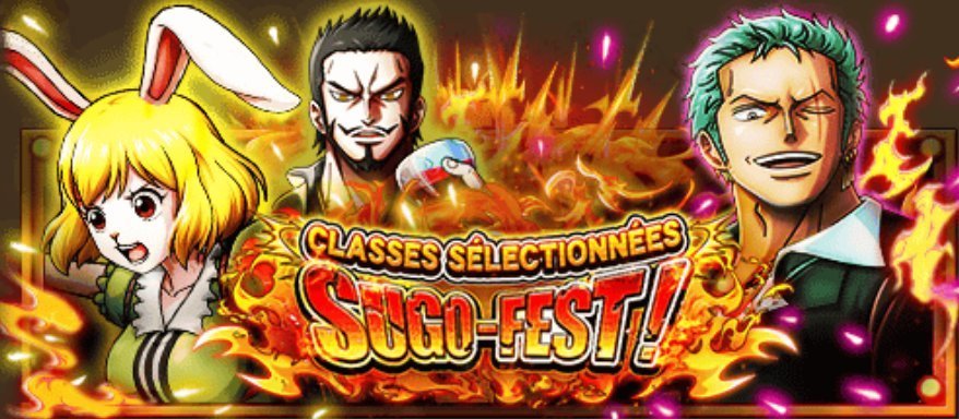 [Sugo-Fest] Classes sélectionnés sur le forum One Piece Treasure Cruise