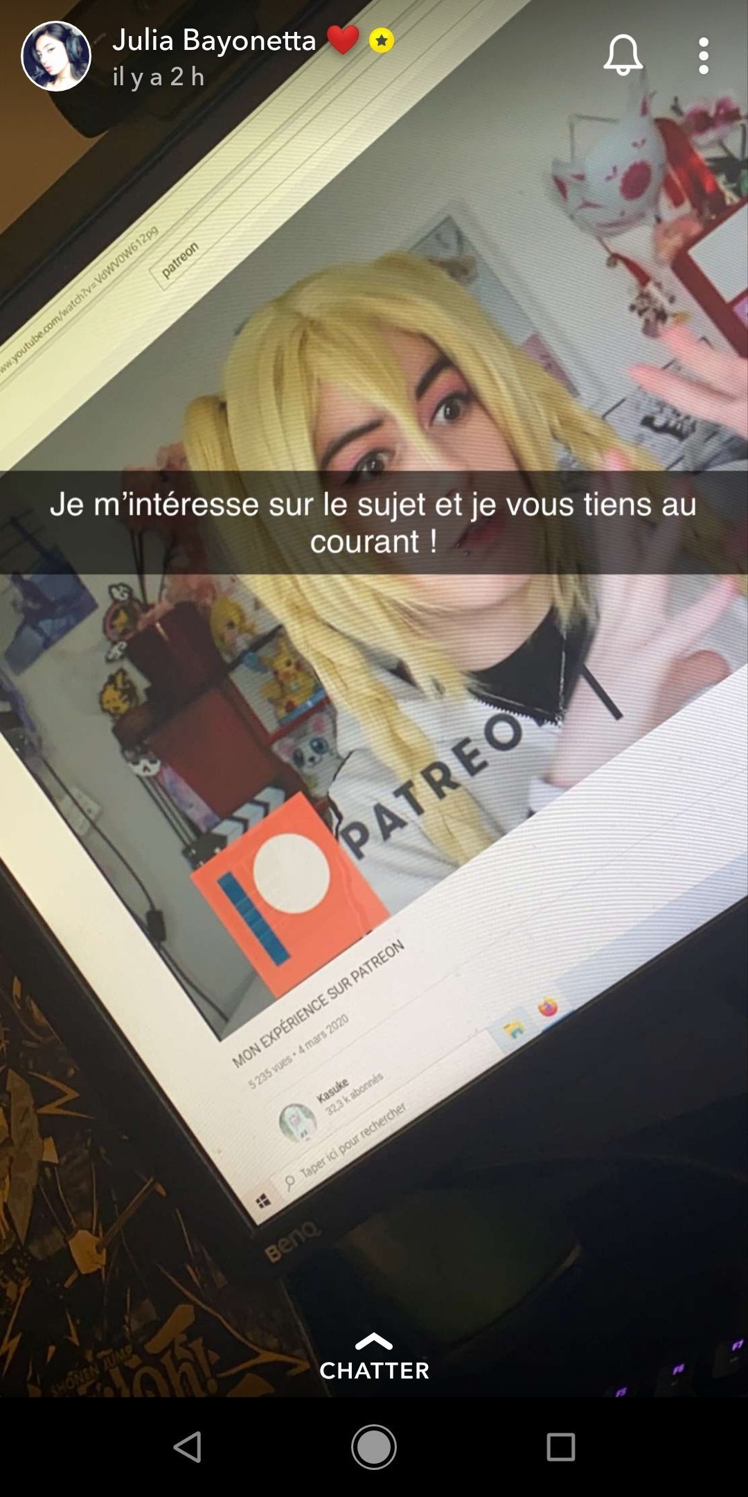 [NOFAKE] Julia Gameuse va ouvrir un PATREON sur le forum Blabla 18-25 patreon cost per month