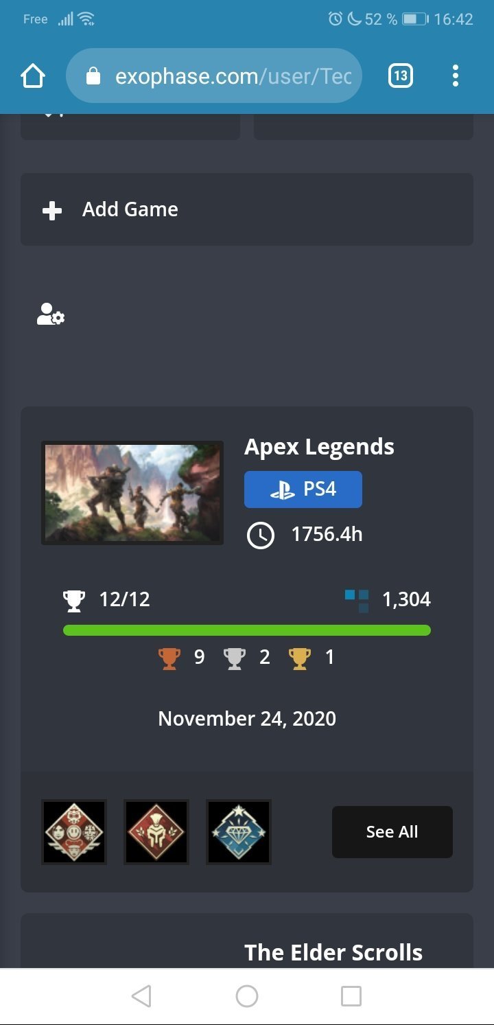 [PS4] Savoir votre temps de jeu sur le forum Apex Legends 25112020 052045