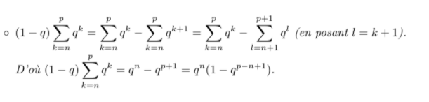 [MATHS] Somme Des Termes D'une Suite Géométrique Sur Le Forum Blabla 18 ...