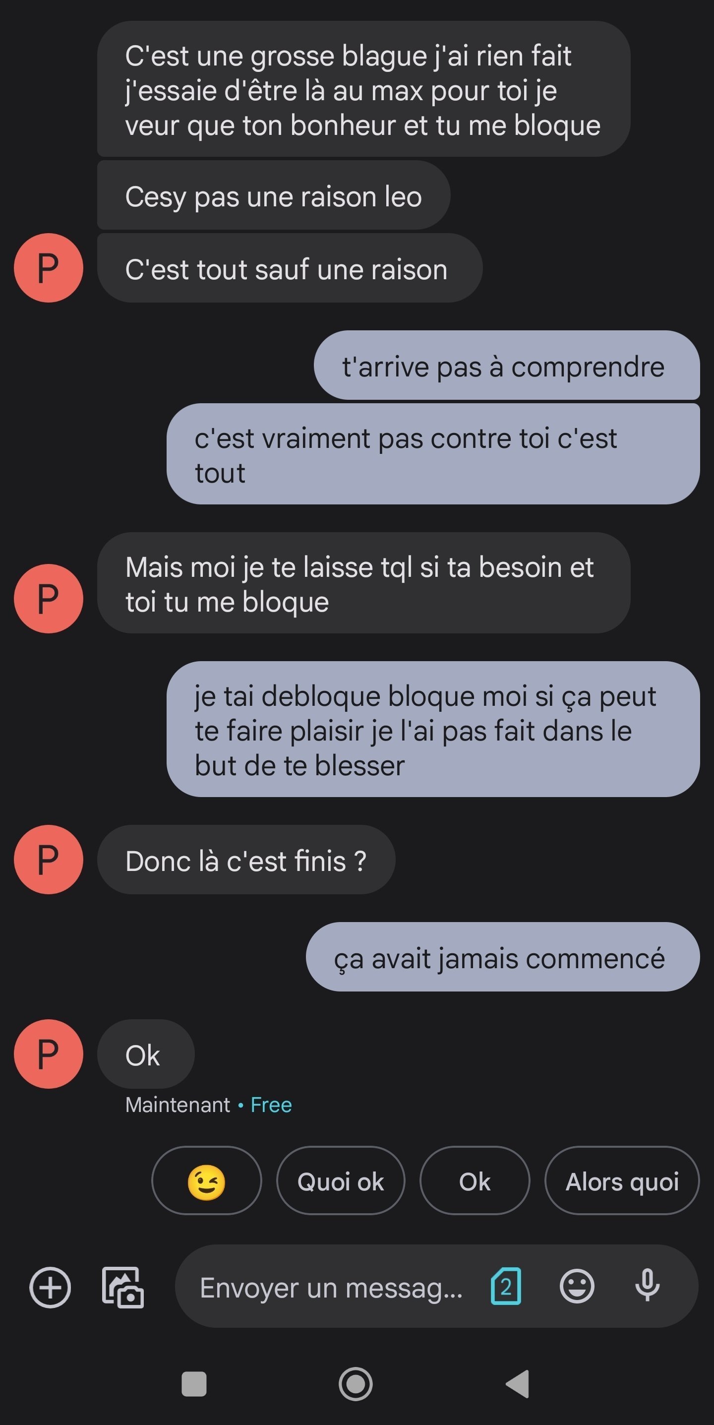 Je L ai Ghosté Et Je Regrette Je l'ai bloqué en disant " dsl pour tout" je regrette déjà sur le forum  Blabla 18-25 ans - 27-11-2022 16:39:01 - jeuxvideo.com