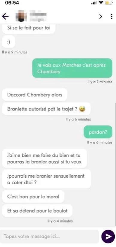 Il Tente De Draguer Sur Blablacar Sur Le Forum Blabla 18 25 Ans 29 12