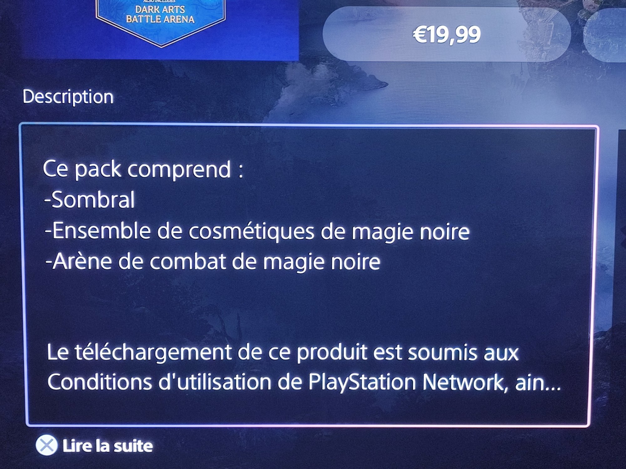 Extension Dark Arts Pack (Pack Magie noire) 20€ sur le forum Hogwarts Legacy 10022023 1139