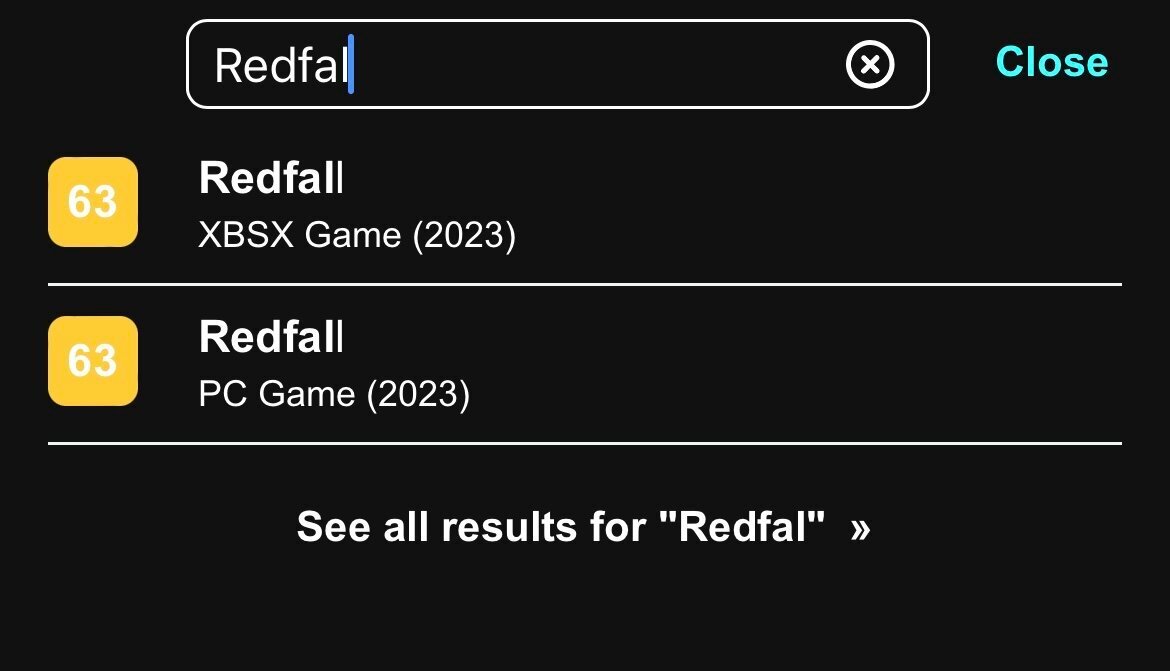 Redfall 63 metacritic sur le forum Redfall - 02-05-2023 02:23:16 