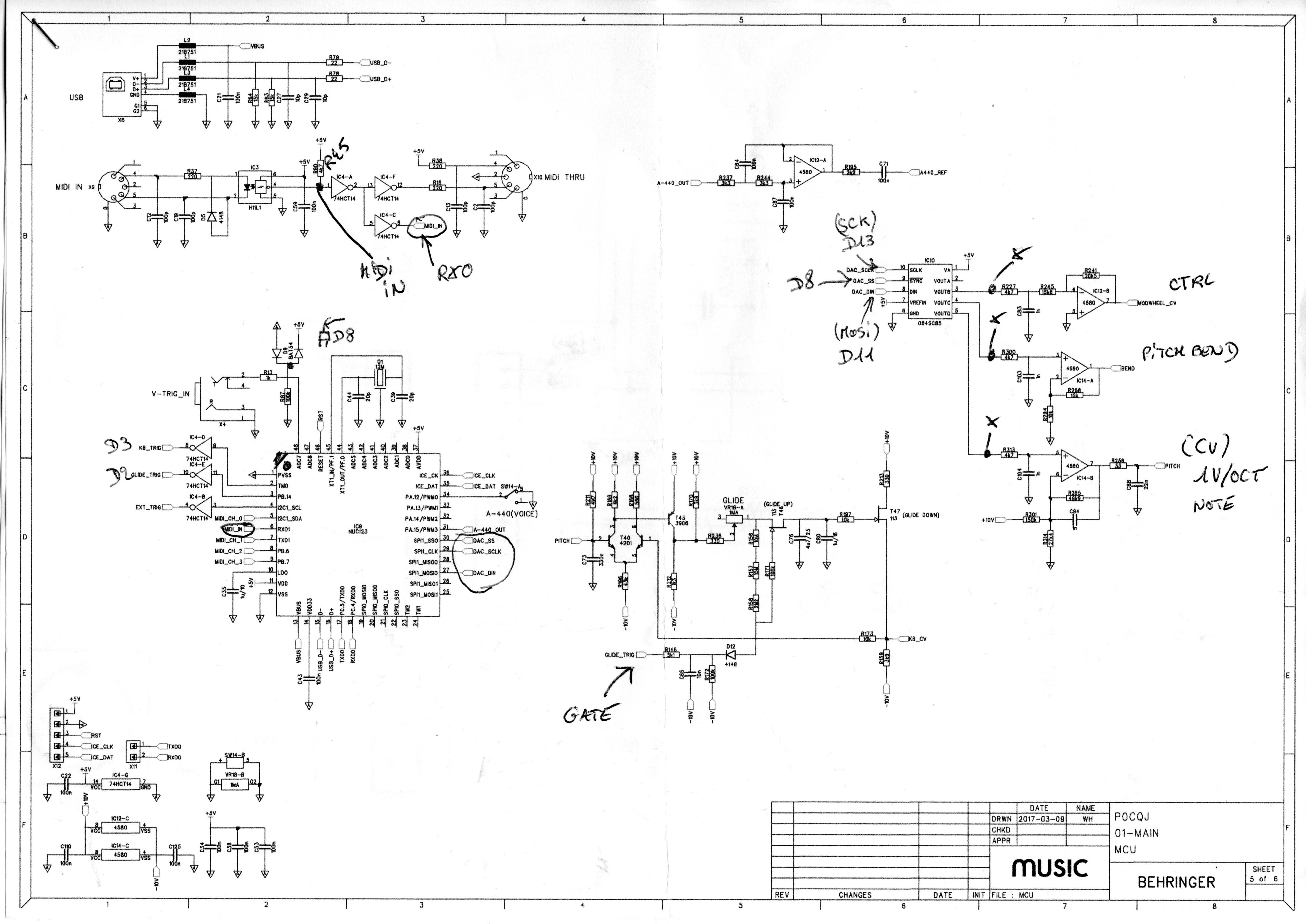 Behringer Model D Page 325 Gearspace