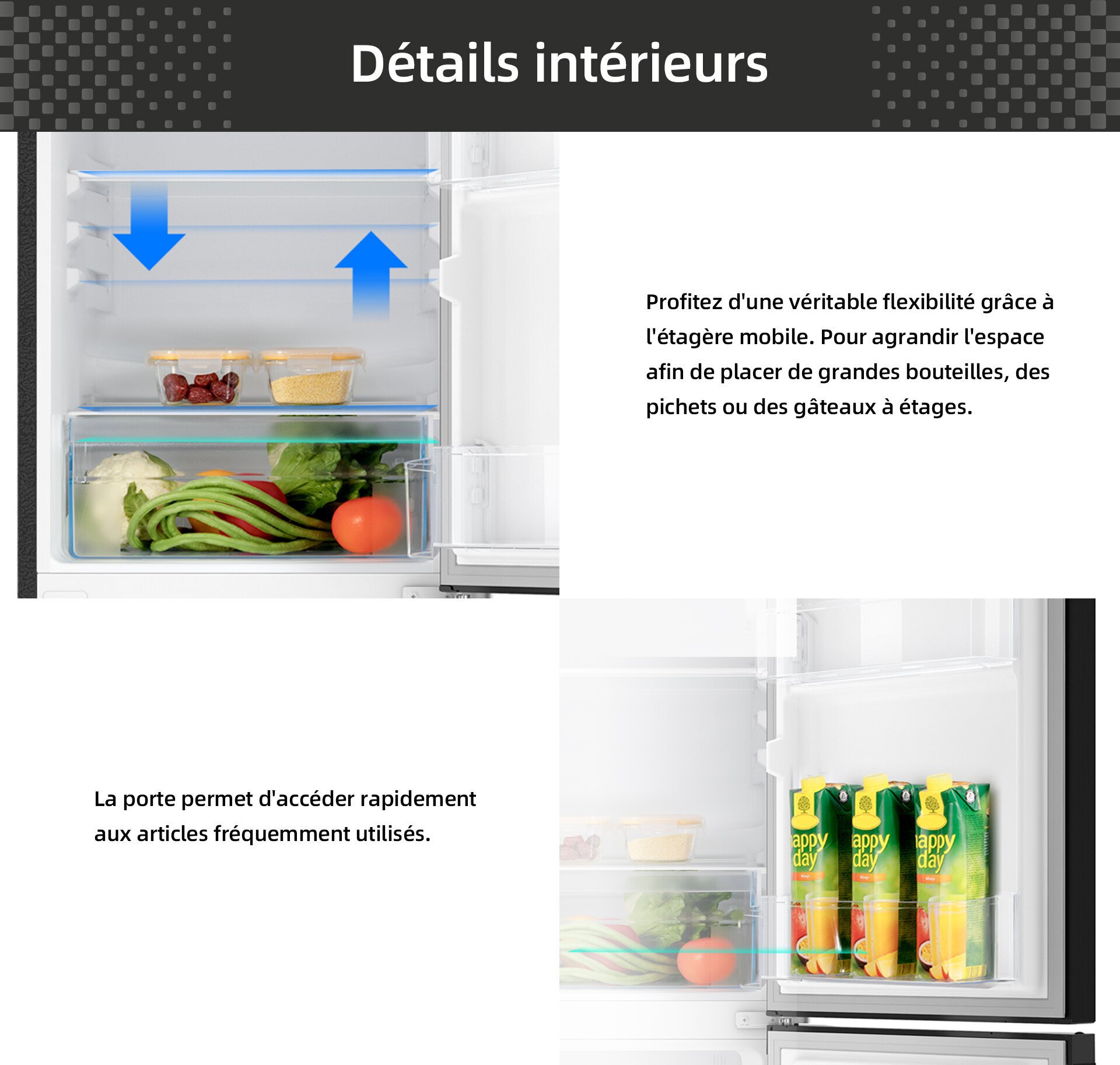 Réfrigérateur/congélateur CHIQ - Lot 281 - Lucien Paris