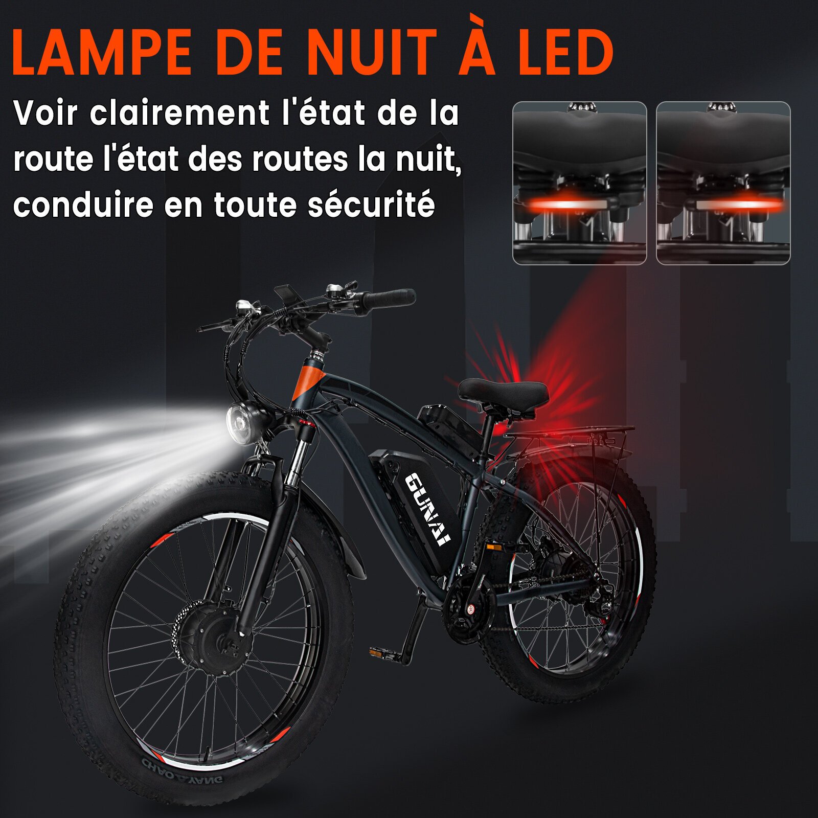 V Lo Lectrique Gunai Vtt Lectrique Gn Dual Moteur W Batterie Ah Vitesses Km H Max