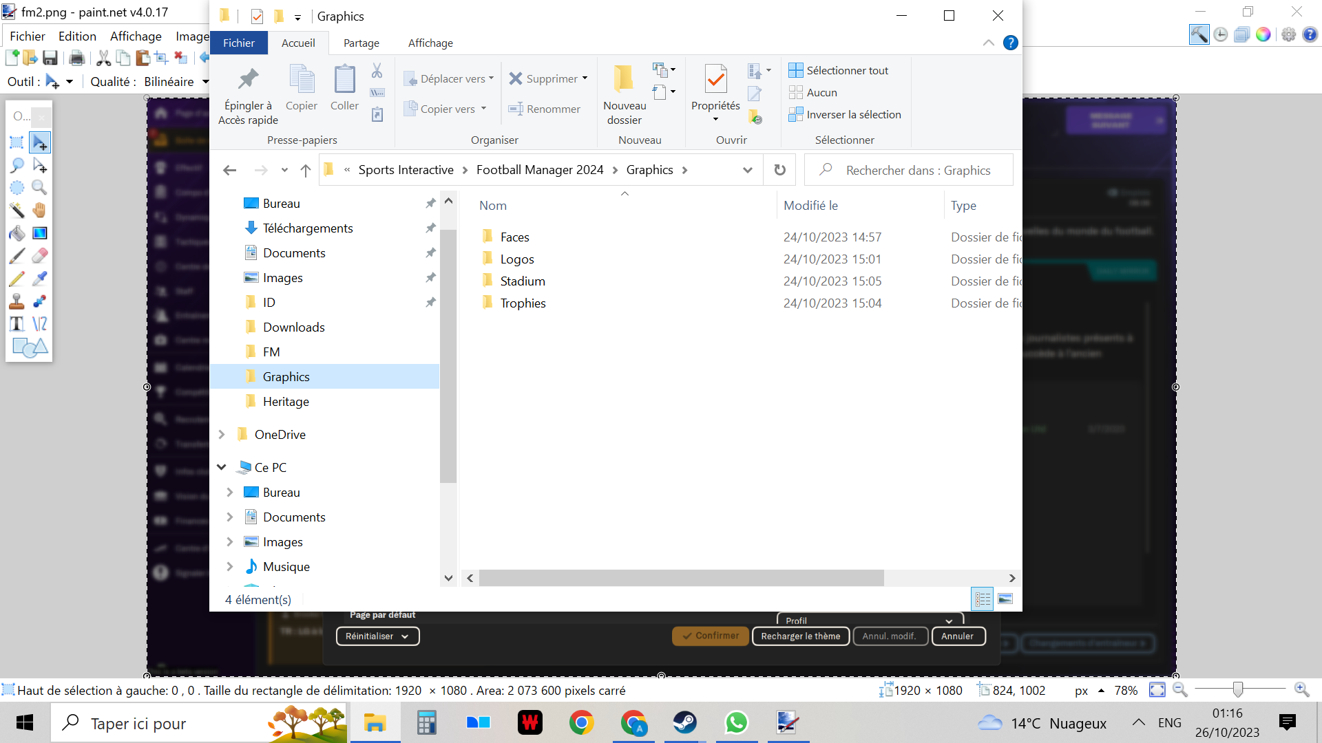 Problème Interface Probleme interface sur le forum Football Manager 2024 - 26-10-2023 01: ...
