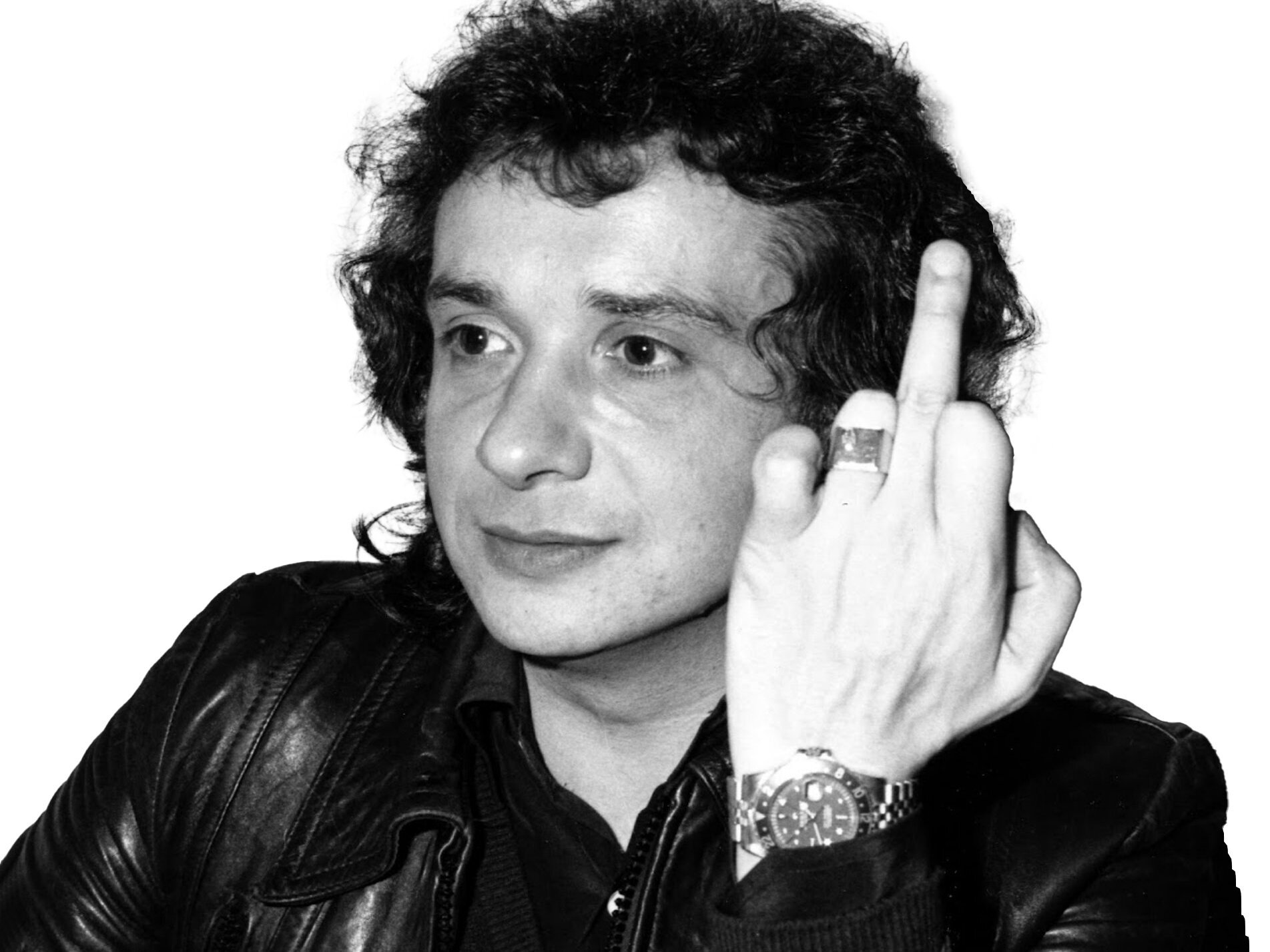 Sticker De Sur Michel Sardou Doigt Honneur Fuck Bfm