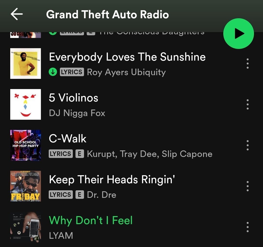 Rockstar Games shares new Grand Theft Auto Spotify playlist