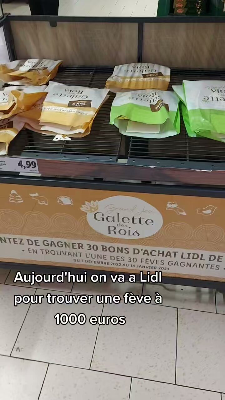 Galette des Rois : LIDL cache 60 fèves d'une valeur de 1000€ !