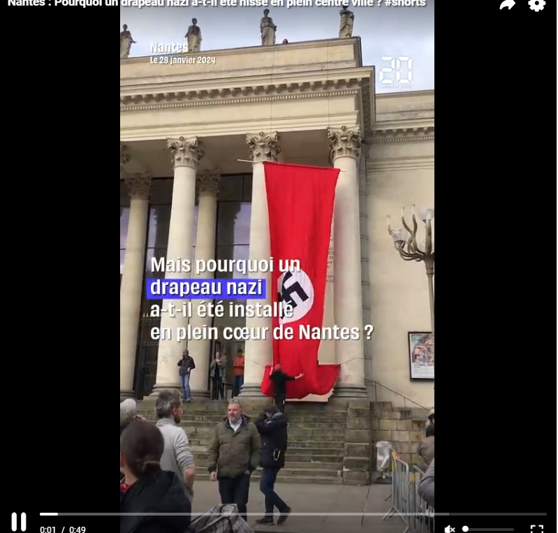 Nantes : Drapeaux nazis et restrictions de circulation en raison d'un  tournage