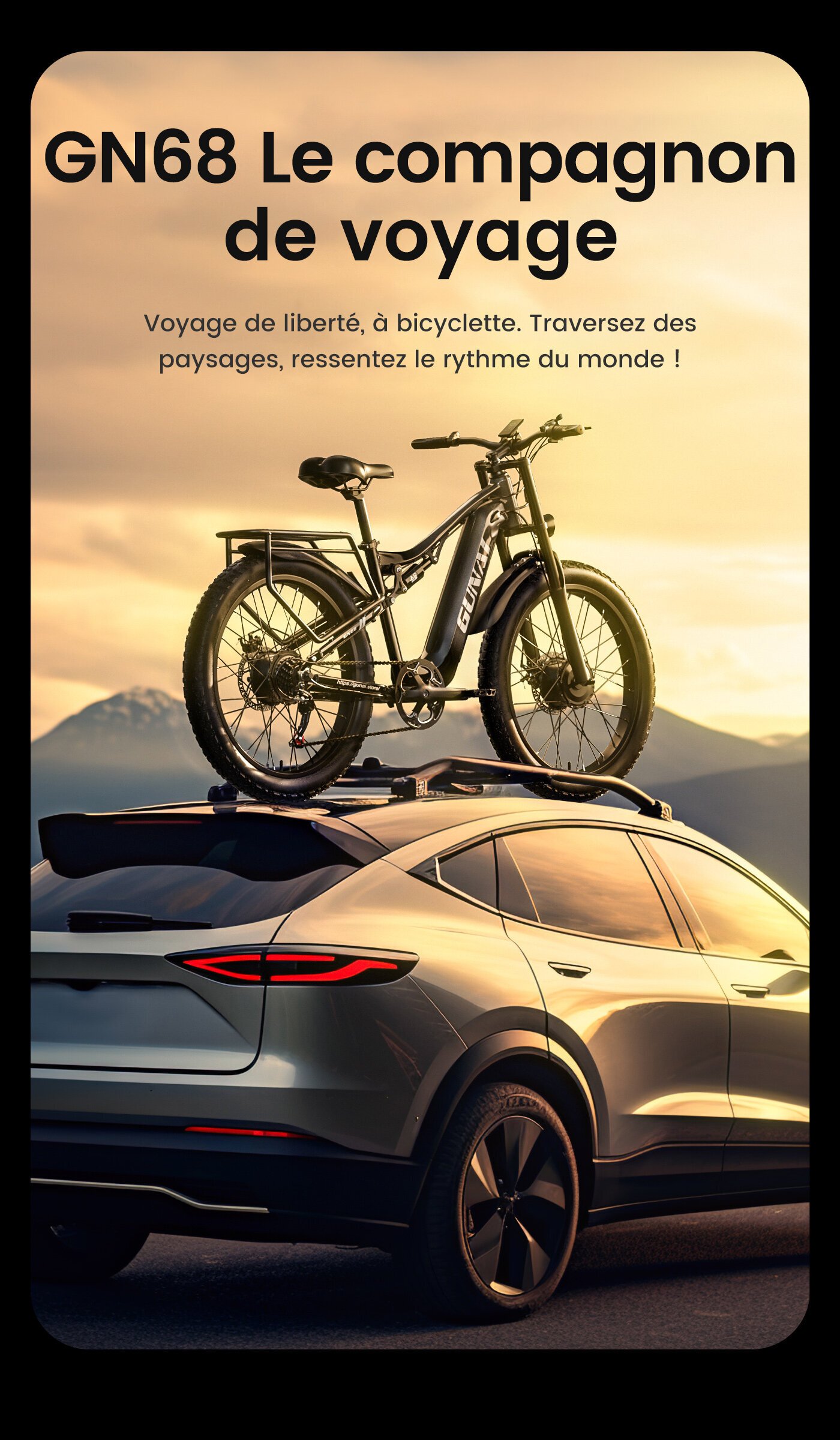 Vélo électrique rétro X50P 750 W avec moteur sans balais et batterie au lithium 48 V 14 Ah