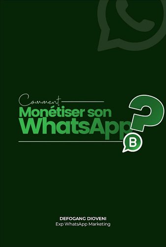 Dioveni Defogang - COMMENT MONÉTISER WHATSAPP ?: 06 secrets pour transformer WhatsApp en une Machine à Cash (2024)