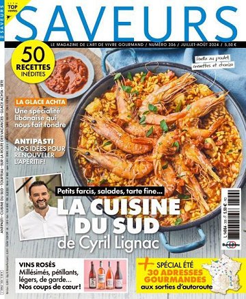 Saveurs France - Juillet-Août 2024