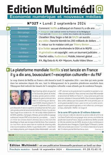 Édition Multimédia - 2 Septembre 2024