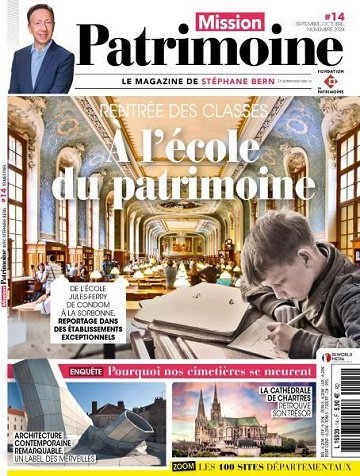 Mission Patrimoine - Septembre-Novembre 2024