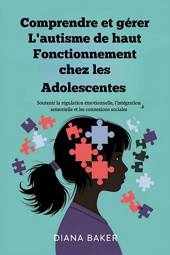 DIANA BAKER - Comprendre et gérer l'autisme de haut fonctionnement chez les adolescentes: Soutenir la régulation émotionnelle, l'intégration sensorielle et les connexions sociales...