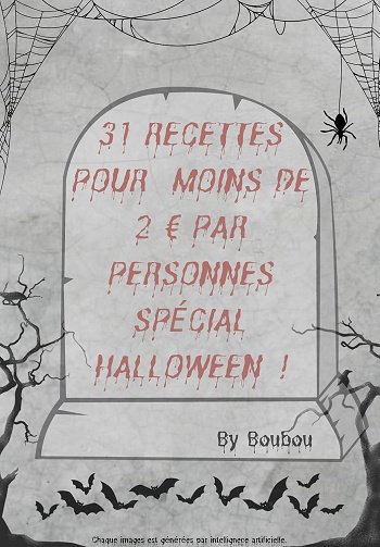 Boubou Lilix - 31 recettes spéciales Halloween à moins de 2€ par personne (2024)