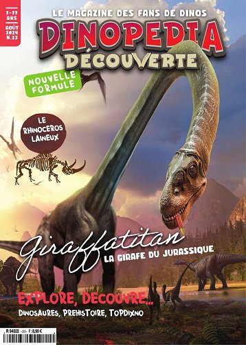 Dinopédia Découverte - Août 2024