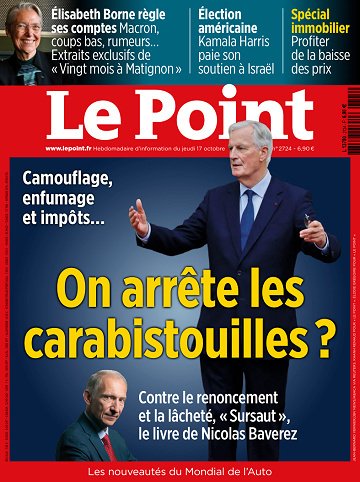 Le Point - 17 Octobre 2024