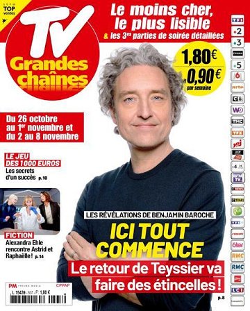 TV Grandes chaînes - 26 Octobre 2024