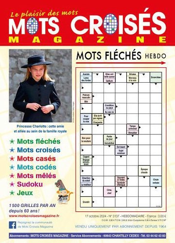 Mots Croisés Magazine - 17 Octobre 2024