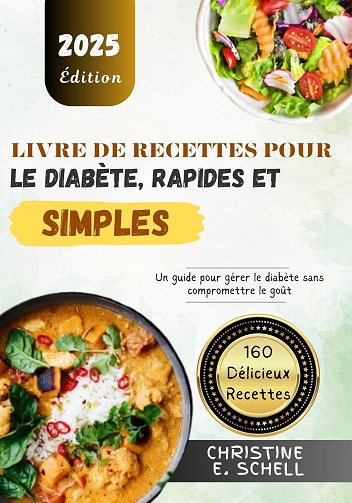 CHRISTINE E. SCHELL - Livre de Recettes pour le Diabète, Rapides et Simples: Un guide pour gérer le ...