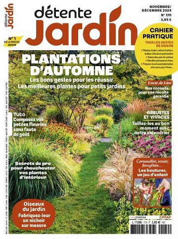 Détente Jardin - Novembre-Décembre 2024