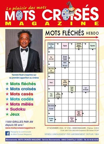 Mots Croisés Magazine - 7 Novembre 2024