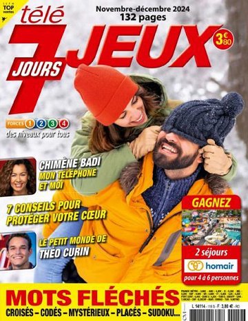 Télé 7 Jours Jeux - Novembre-Décembre 2024