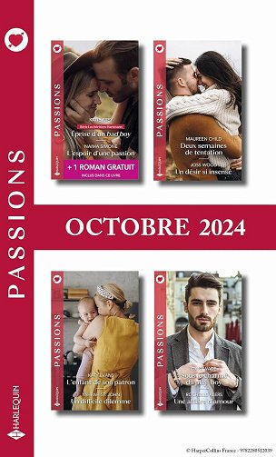 Pack mensuel Passions - 8 romans + 1 titre gratuit (octobre 2024) - Collectif