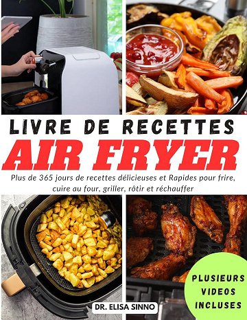 Dr. Elisa Sinno - Livre de recettes Air Fryer (2024)