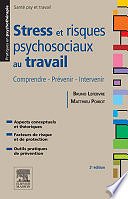 Bruno Lefebvre, Matthieu Poirot - Stress et risques psychosociaux au travail (2015)