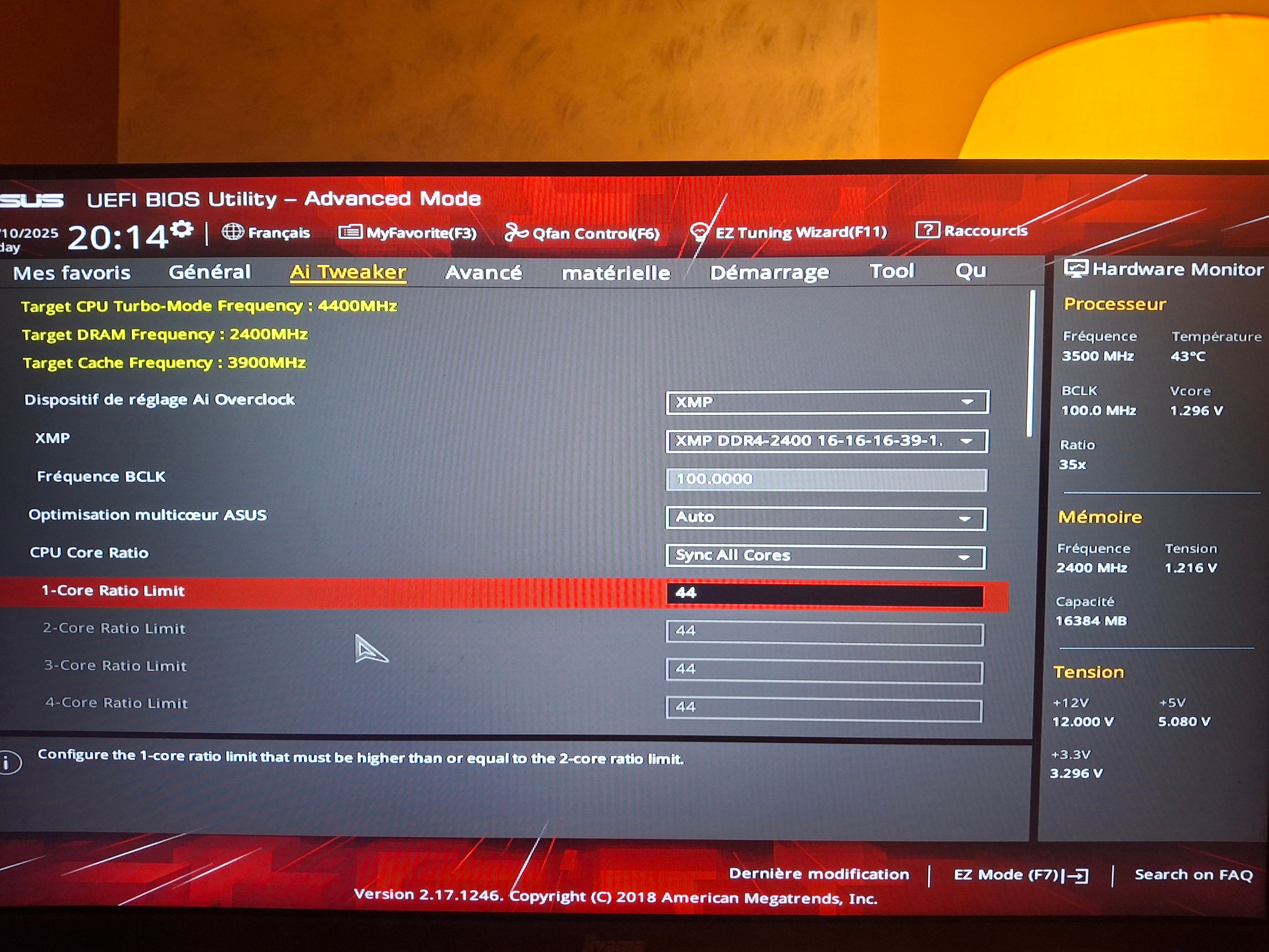 i5 6600k overclock sur le forum Hardware - 10-01-2025 20:35:46 ...