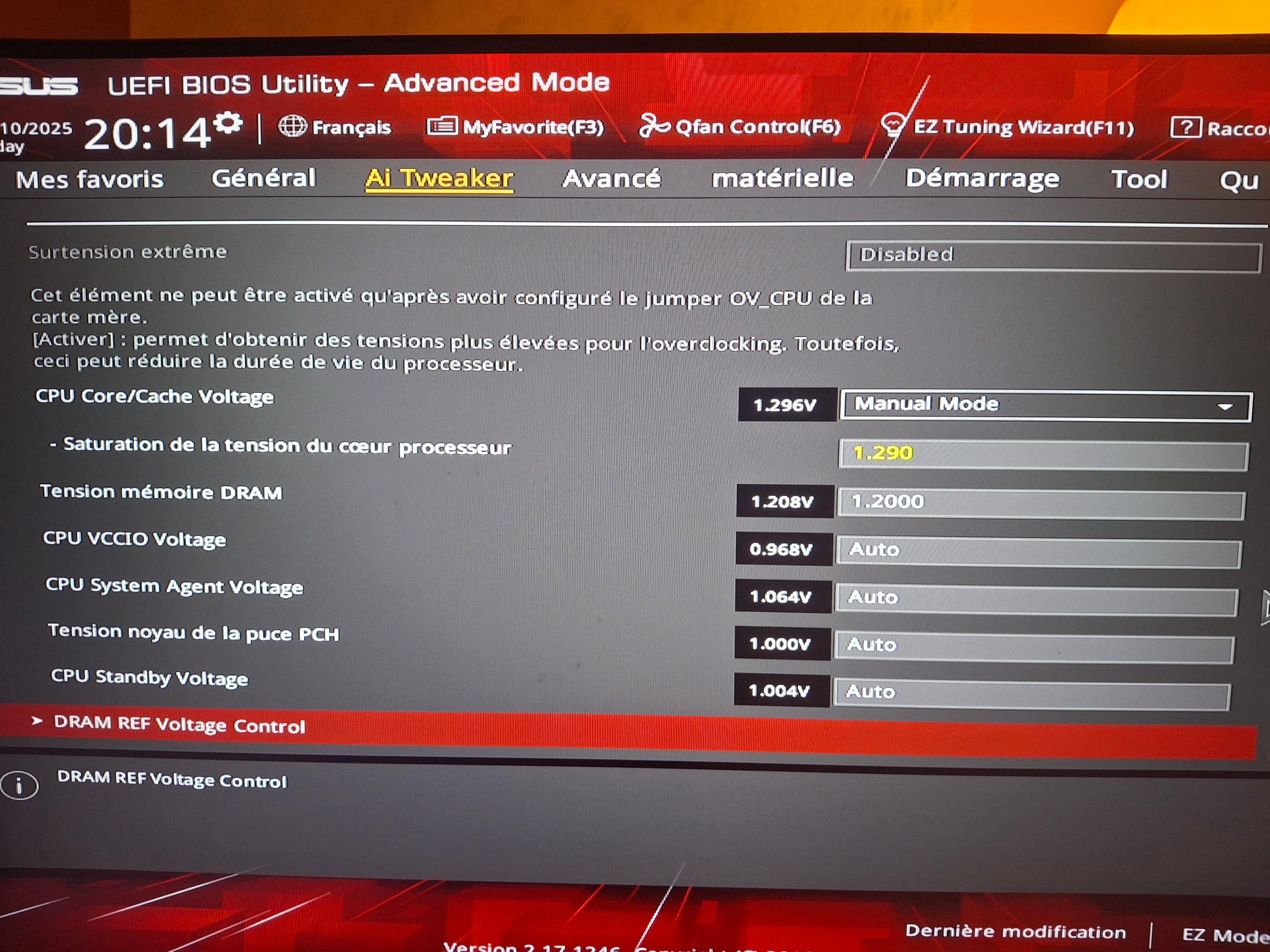 i5 6600k overclock sur le forum Hardware - 10-01-2025 20:35:46 ...