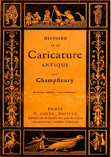 Histoire de la caricature - Champfleury -5 volumes - 1865-1885