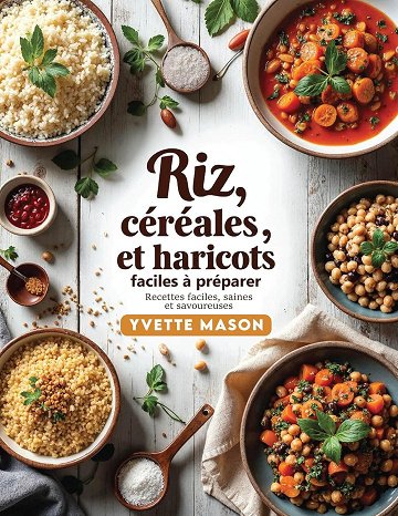 Yvette Mason - Riz, céréales et haricots faciles à préparer: Recettes faciles, saines et savoureuses (2025)