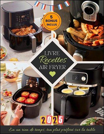 Ali Bouchareb - Livre de Recettes Air Fryer (2025)