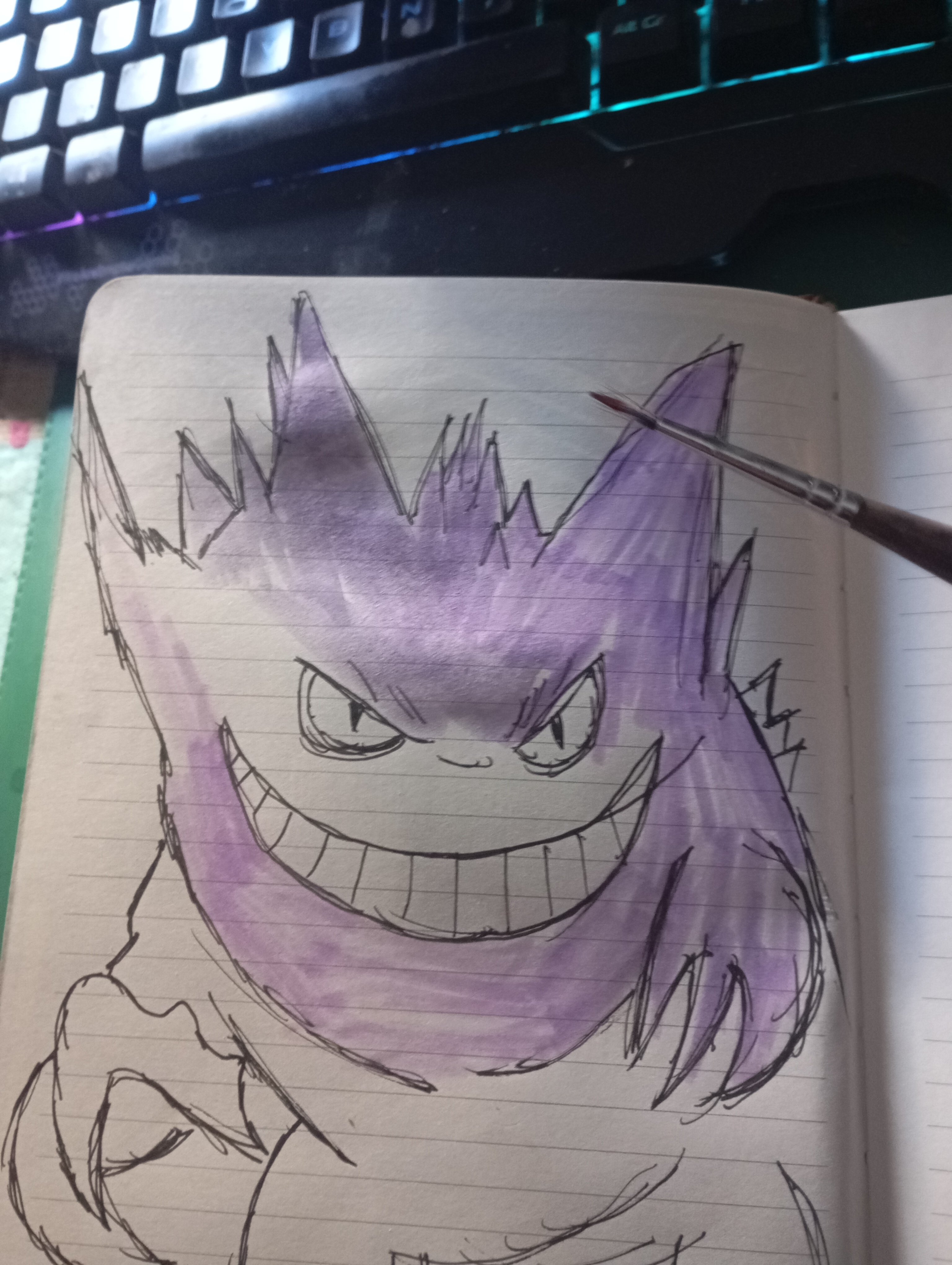 Je peints des Pokémon a l'aquarelle