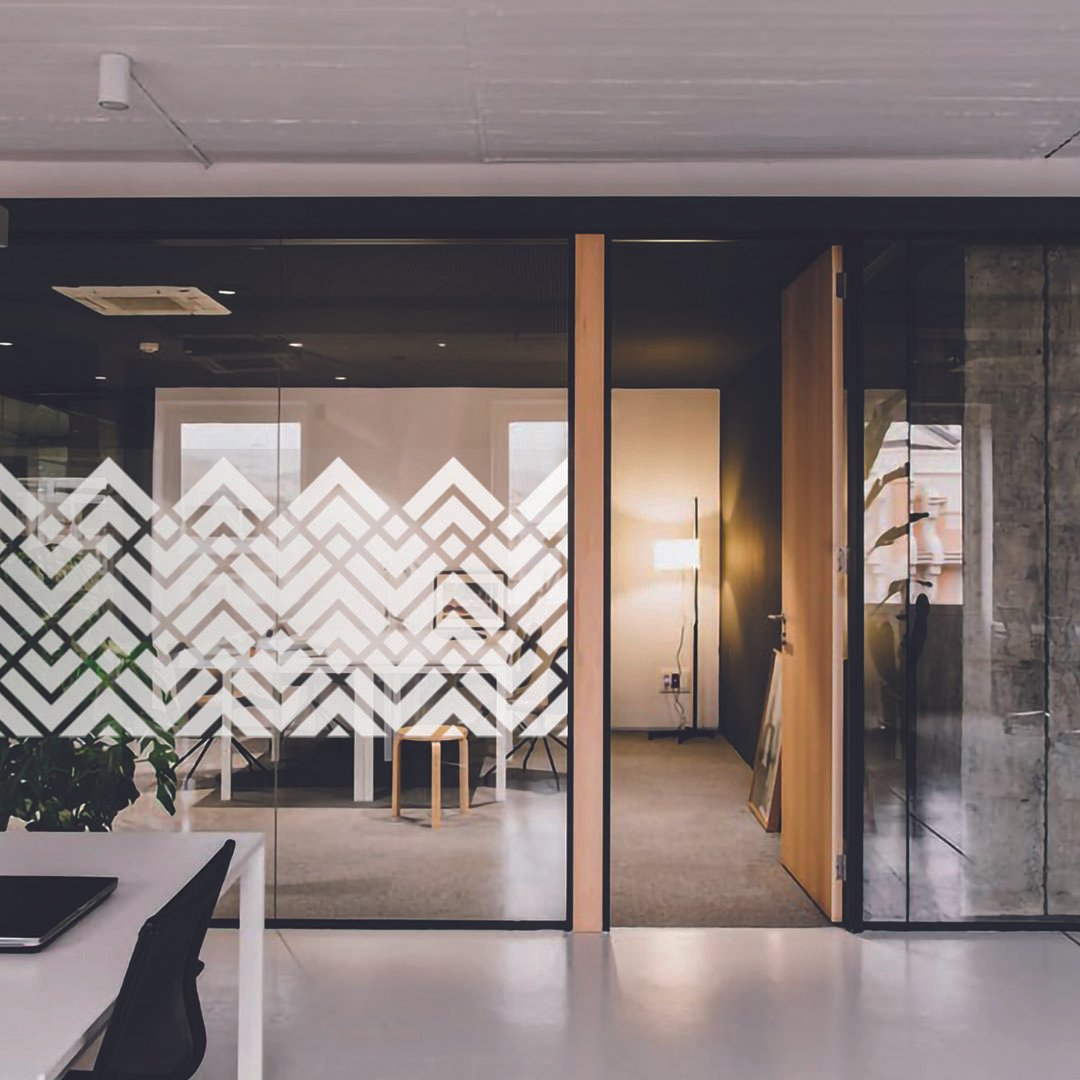 Vitrophanie bureaux professionnelle