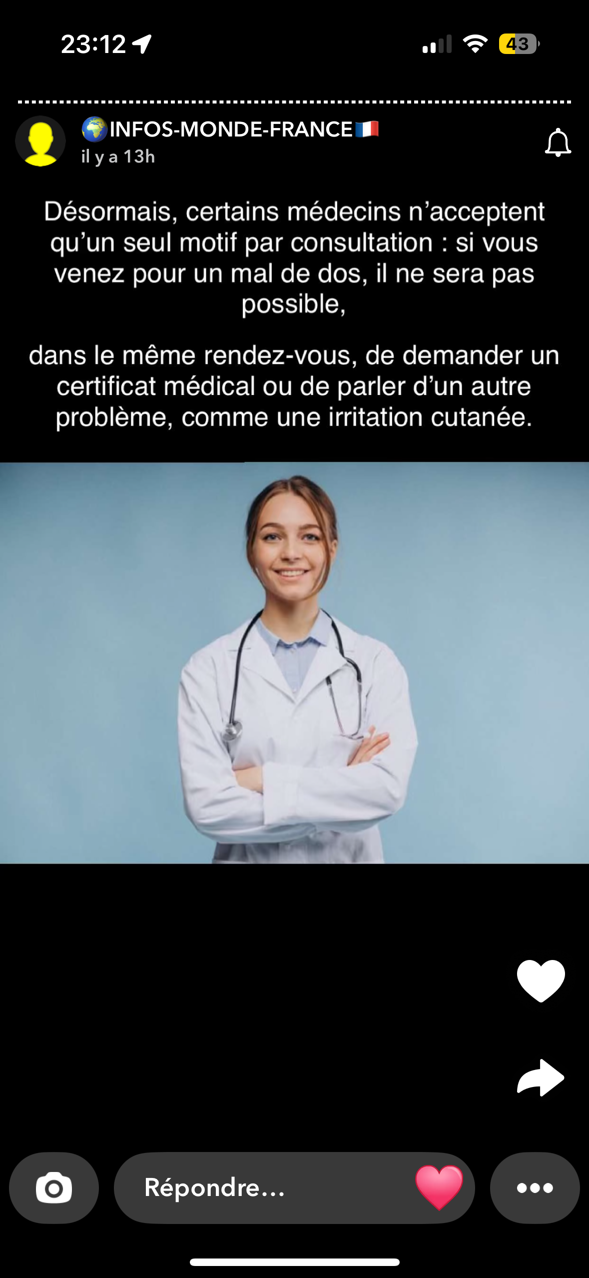 certains médecins n’acceptent désormais plus qu’un seul motif